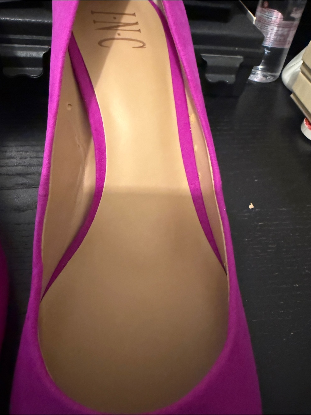 INC International Concepts Hot Pink Pointed-Toe Pumps - Picture 5 of 5